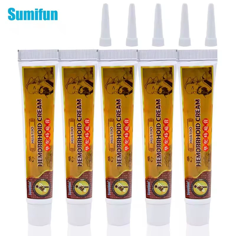 Sumifun Herbal Hemorrhoids Ointment Internal And External Anal Fissure Cream Pain Reliving Chinese Medical Plasters